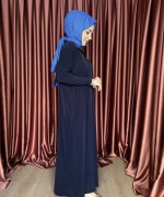 Basic Elbise  Lacivert