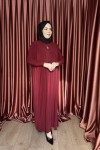 Basic Elbise  Bordo