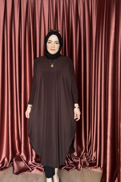 Basic Tunik Kahverengi