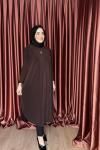 Basic Tunik Kahverengi