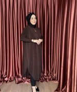 Basic Tunik Kahverengi