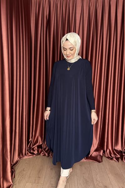 Basic Tunik Lacivert