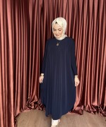 Basic Tunik Lacivert