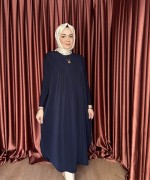 Basic Tunik Lacivert