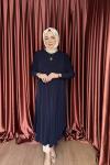 Basic Tunik Lacivert