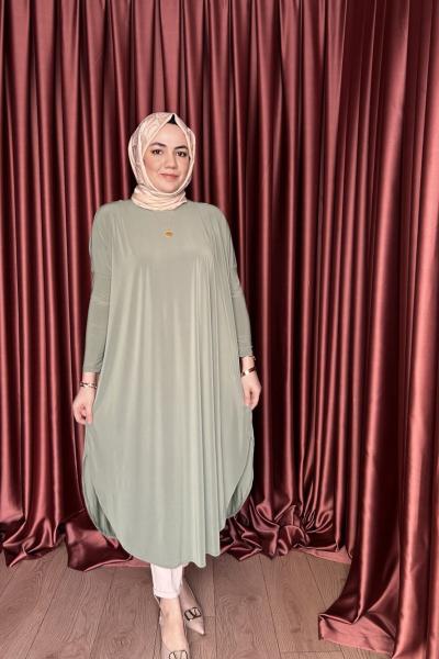 Basic Tunik Fıstık Yeşili