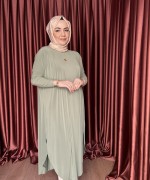Basic Tunik Fıstık Yeşili