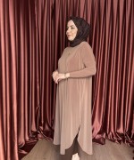 Basic Tunik Sütlü Kahve