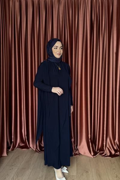 BİHTER ELBİSE Lacivert