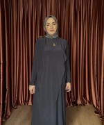 BİHTER ELBİSE Antrasit