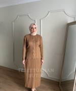 CEYLİN ETEKLİ TAKIM Camel