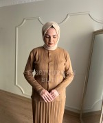 CEYLİN ETEKLİ TAKIM Camel