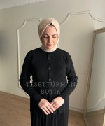 CEYLİN ETEKLİ TAKIM Siyah