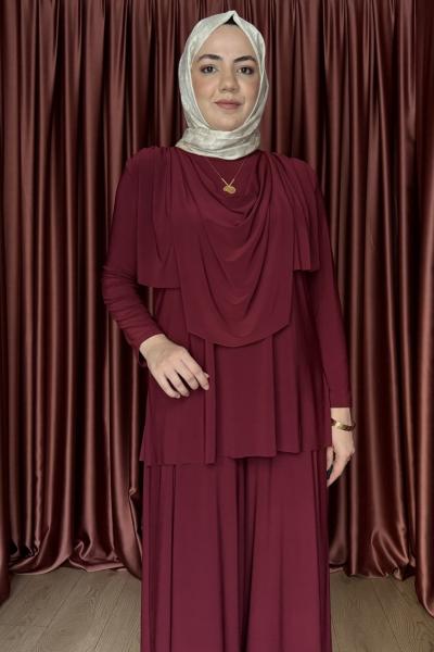 DRAPE TAKIM Bordo