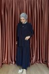 DRAPE TAKIM Lacivert
