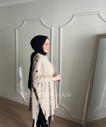 Düğme Detaylı Tunik Krem