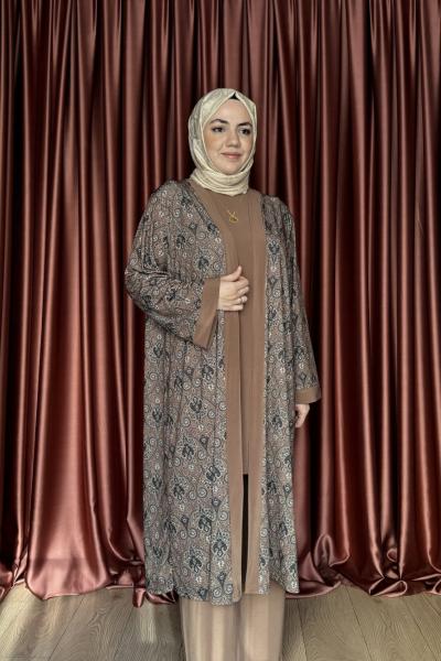 ETNİK DESEN 3’LÜ TAKIM Camel