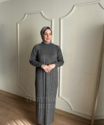 HARE TRİKO ELBİSE Antrasit