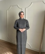 HARE TRİKO ELBİSE Antrasit