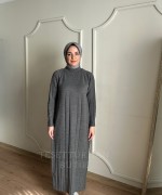HARE TRİKO ELBİSE Antrasit