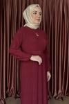 KATRE ELBİSE Bordo