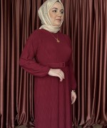 KATRE ELBİSE Bordo