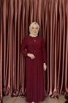 KATRE ELBİSE Bordo