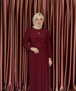 KATRE ELBİSE Bordo