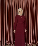 KATRE ELBİSE Bordo