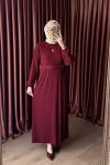 KATRE ELBİSE Bordo