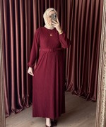 KATRE ELBİSE Bordo