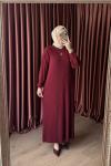 KATRE ELBİSE Bordo