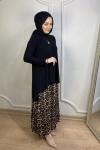 LEOPAR ETEK TAKIM Siyah Kahverengi