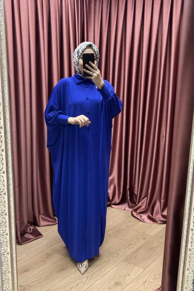 MEDİNE FERACE Saks Mavisi