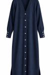 MERSERİZE HIRKA Lacivert