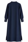 MERSERİZE HIRKA Lacivert