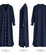 MERSERİZE HIRKA Lacivert