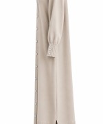 MERSERİZE HIRKA Bej