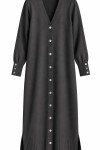 MERSERİZE HIRKA Antrasit