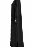 MERSERİZE HIRKA Siyah