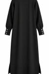 MERSERİZE HIRKA Siyah