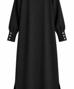 MERSERİZE HIRKA Siyah