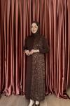 SİMAY ELBİSE Acı Kahve