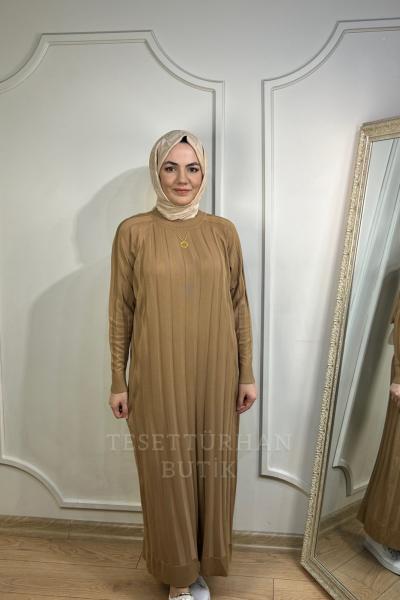 VANEZİA ELBİSE Camel