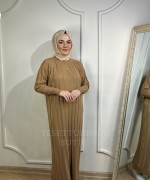 VANEZİA ELBİSE Camel