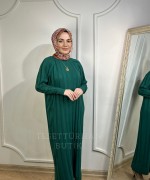 VANEZİA ELBİSE Zümrüt