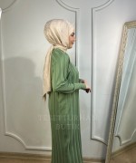 VANEZİA ELBİSE Fıstık Yeşili