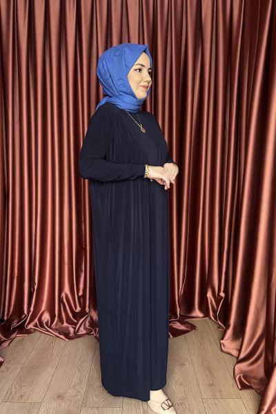 Basic Elbise  Lacivert