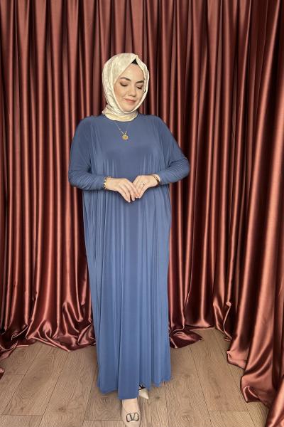 Basic Elbise  Mavi