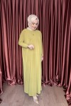 Basic Elbise  Yağ Yeşili